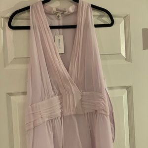 Banana Republic 16 Tall lavender silk halter top